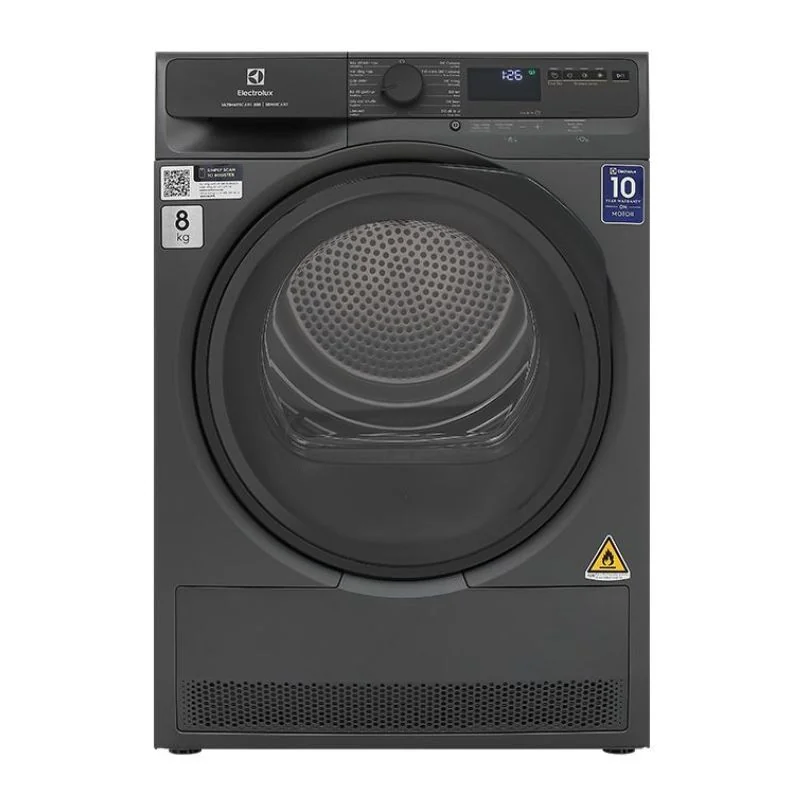 Máy sấy bơm nhiệt Electrolux 8 kg EDH803J5SC